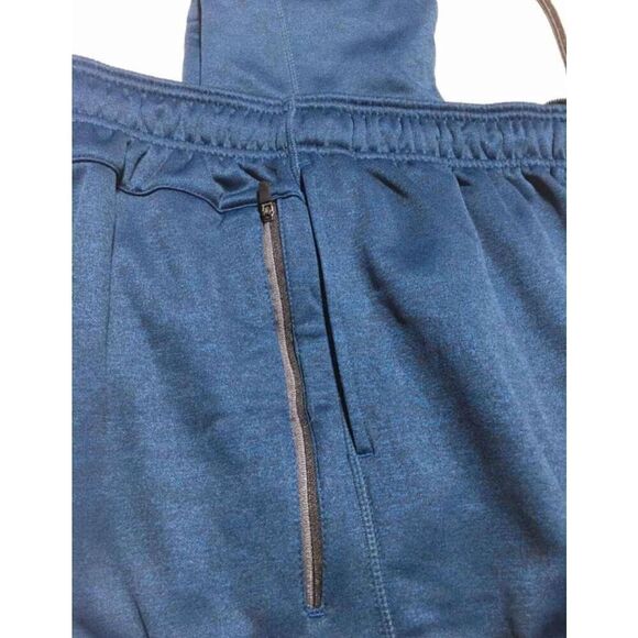 AND1 Basketball Pants Blue Pockets Media Pocket Adjustable Waist and Cuff Differ - Picture 2 of 10